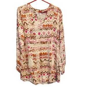 Shyanne Women’s LongSleeve Pattern Top